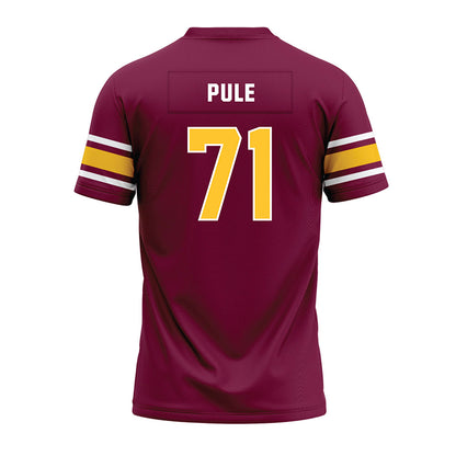 Arizona State - NCAA Football : Makua Pule - Maroon Premium Football Jersey