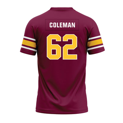 Arizona State - NCAA Football : Ben Coleman - Maroon Premium Football Jersey