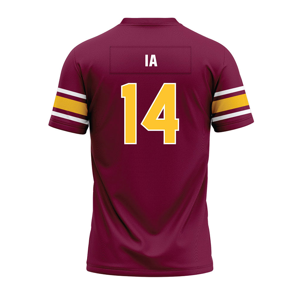 Arizona State - NCAA Football : AJ Ia - Maroon Premium Football Jersey-1
