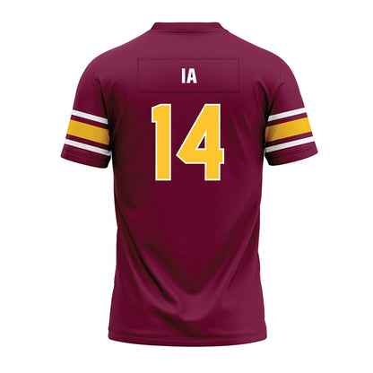 Arizona State - NCAA Football : AJ Ia - Maroon Premium Football Jersey-1