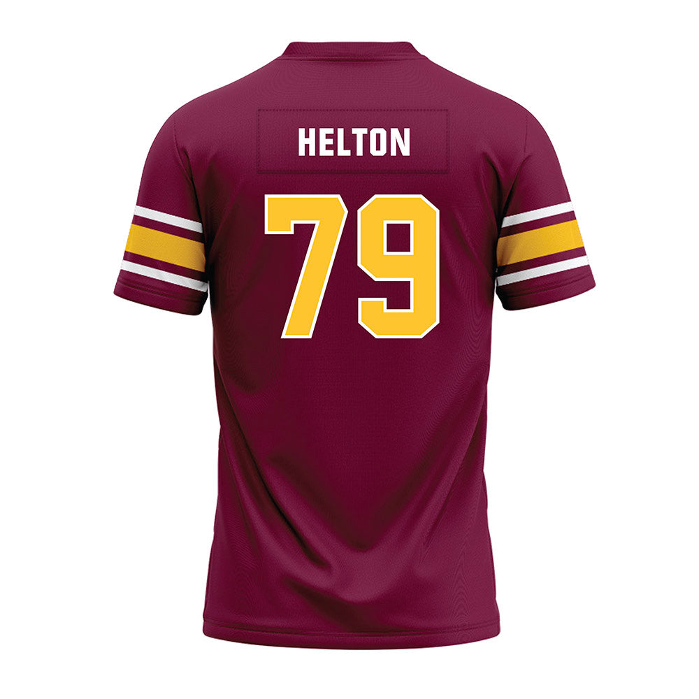 Arizona State - NCAA Football : Brent Helton - Maroon Premium Football Jersey-1
