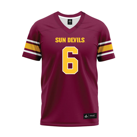 Arizona State - NCAA Football : Adrian Wilson - Maroon Premium Football Jersey-0