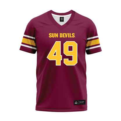 Arizona State - NCAA Football : Prayer Young-Blackgoat - Maroon Premium Football Jersey