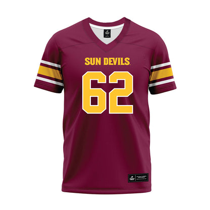 Arizona State - NCAA Football : Ben Coleman - Maroon Premium Football Jersey