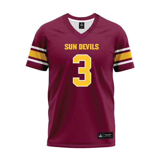 Arizona State - NCAA Football : Reed Harris - Maroon Premium Football Jersey-0