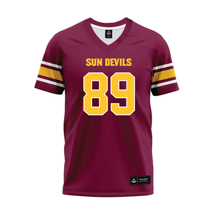 Arizona State - NCAA Football : Harry Hassmann - Maroon Premium Football Jersey-0