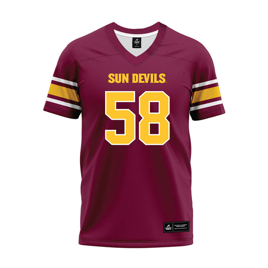 Arizona State - NCAA Football : Santana Alo - Maroon Premium Football Jersey-0