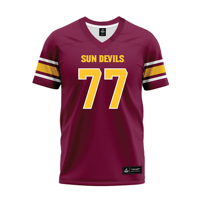 Arizona State - NCAA Football : Kyle Scott - Maroon Premium Football Jersey-0
