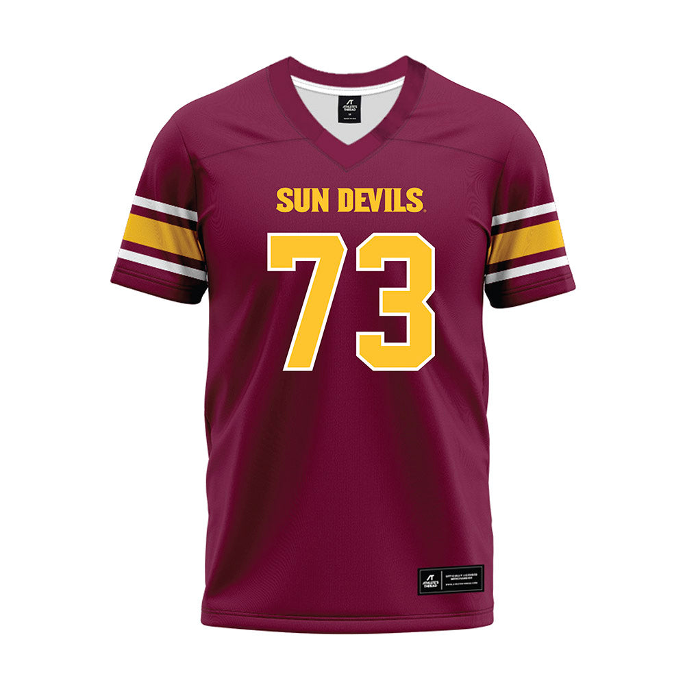 Arizona State - NCAA Football : Terrell Kim - Maroon Premium Football Jersey-0