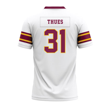 Arizona State - NCAA Football : Zeth Thues - White Premium Football Jersey-1