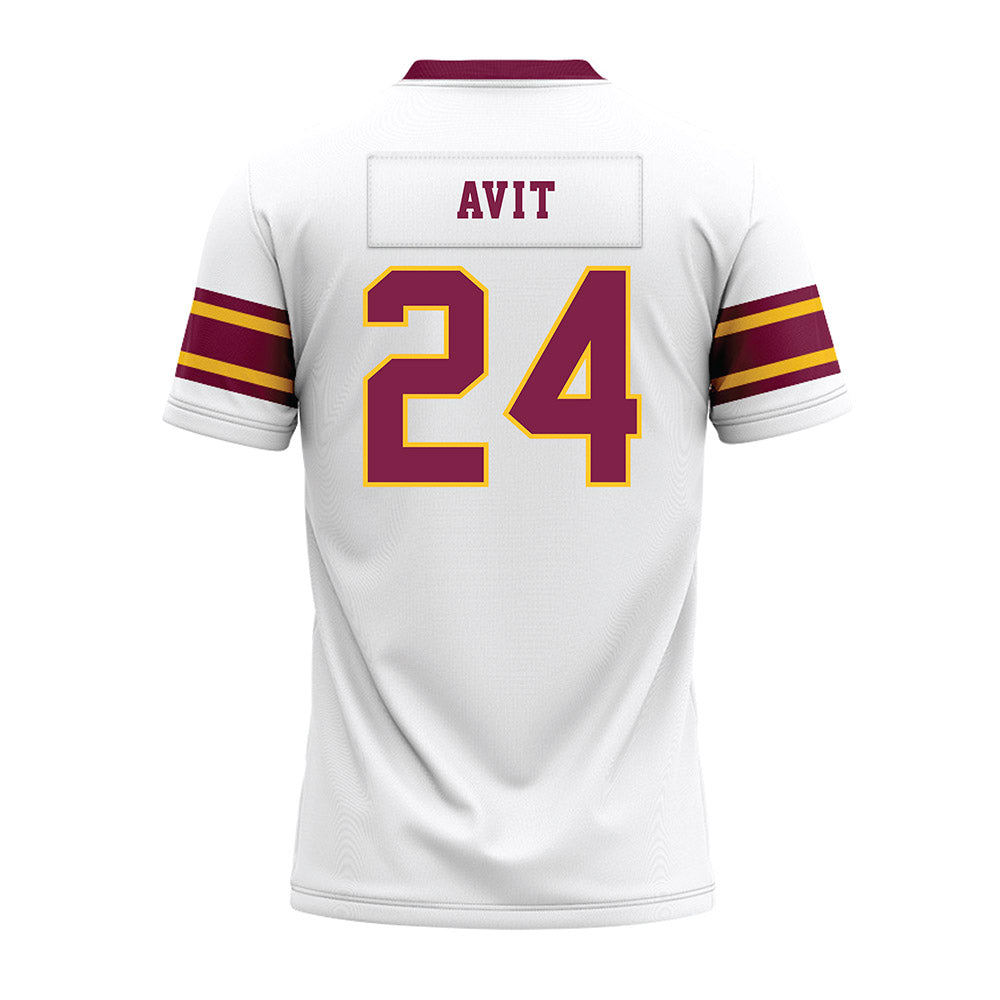 Arizona State - NCAA Football : David Avit - White Premium Football Jersey-1