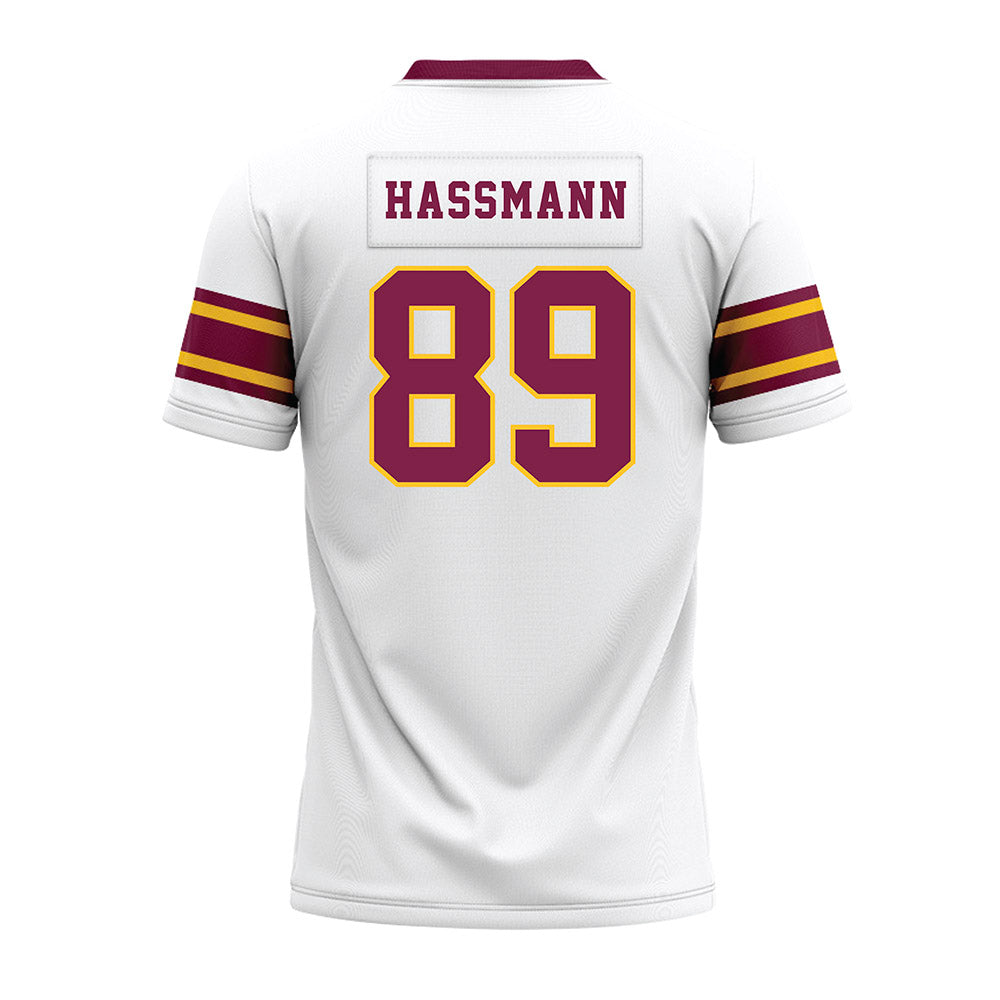 Arizona State - NCAA Football : Harry Hassmann - White Premium Football Jersey-1