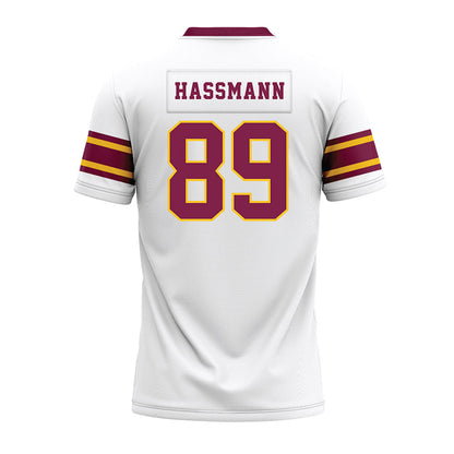 Arizona State - NCAA Football : Harry Hassmann - White Premium Football Jersey-1