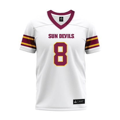 Arizona State - NCAA Football : Cutter Boley - White Premium Football Jersey-0