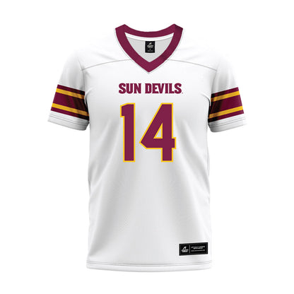 Arizona State - NCAA Football : AJ Ia - White Premium Football Jersey-0