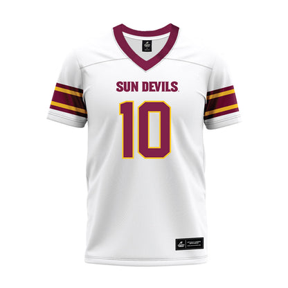 Arizona State - NCAA Football : Clayton Smith - White Premium Football Jersey-0