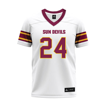 Arizona State - NCAA Football : David Avit - White Premium Football Jersey-0