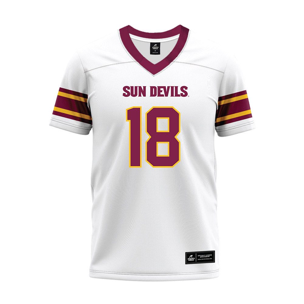 Arizona State - NCAA Football : Ramere Davis - White Premium Football Jersey-0