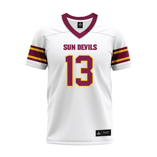 Arizona State - NCAA Football : Cameron Dyer - White Premium Football Jersey-0