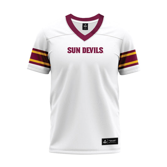 Arizona State - NCAA Football : Michael "Butter" Tollefson - White Premium Football Jersey-0