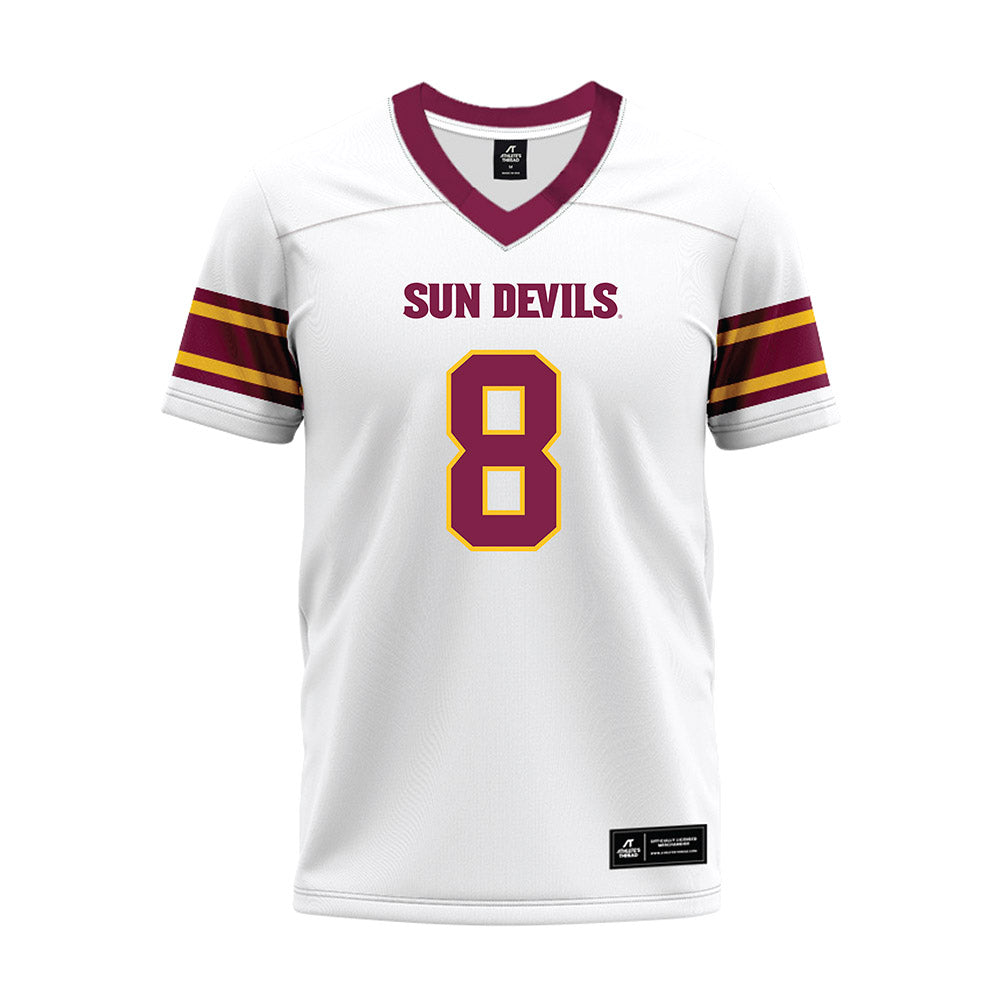 Arizona State - NCAA Football : Cutter Boley - White Premium Football Jersey-0