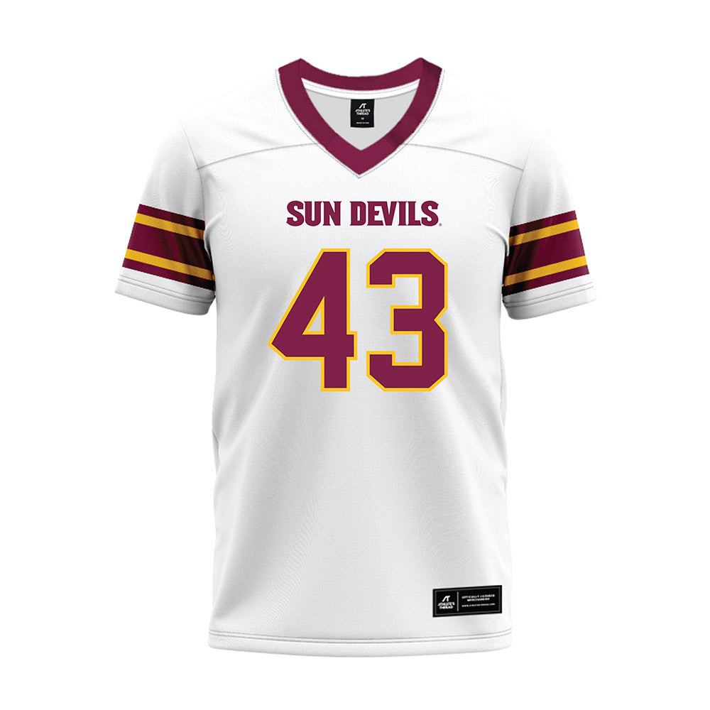 Arizona State - NCAA Football : Grayson Curtis - White Premium Football Jersey-0