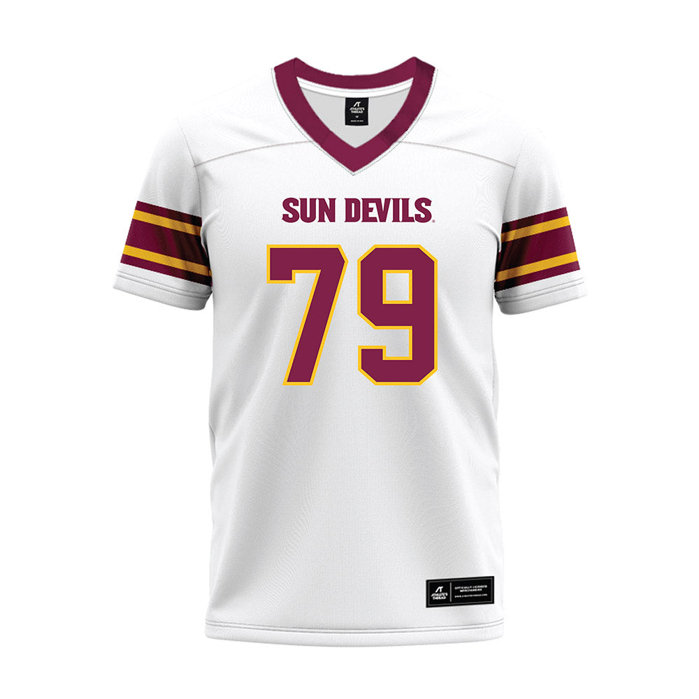 Arizona State - NCAA Football : Brent Helton - White Premium Football Jersey-0