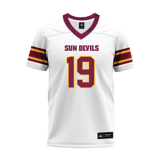 Arizona State - NCAA Football : Landen Miree - White Premium Football Jersey-0
