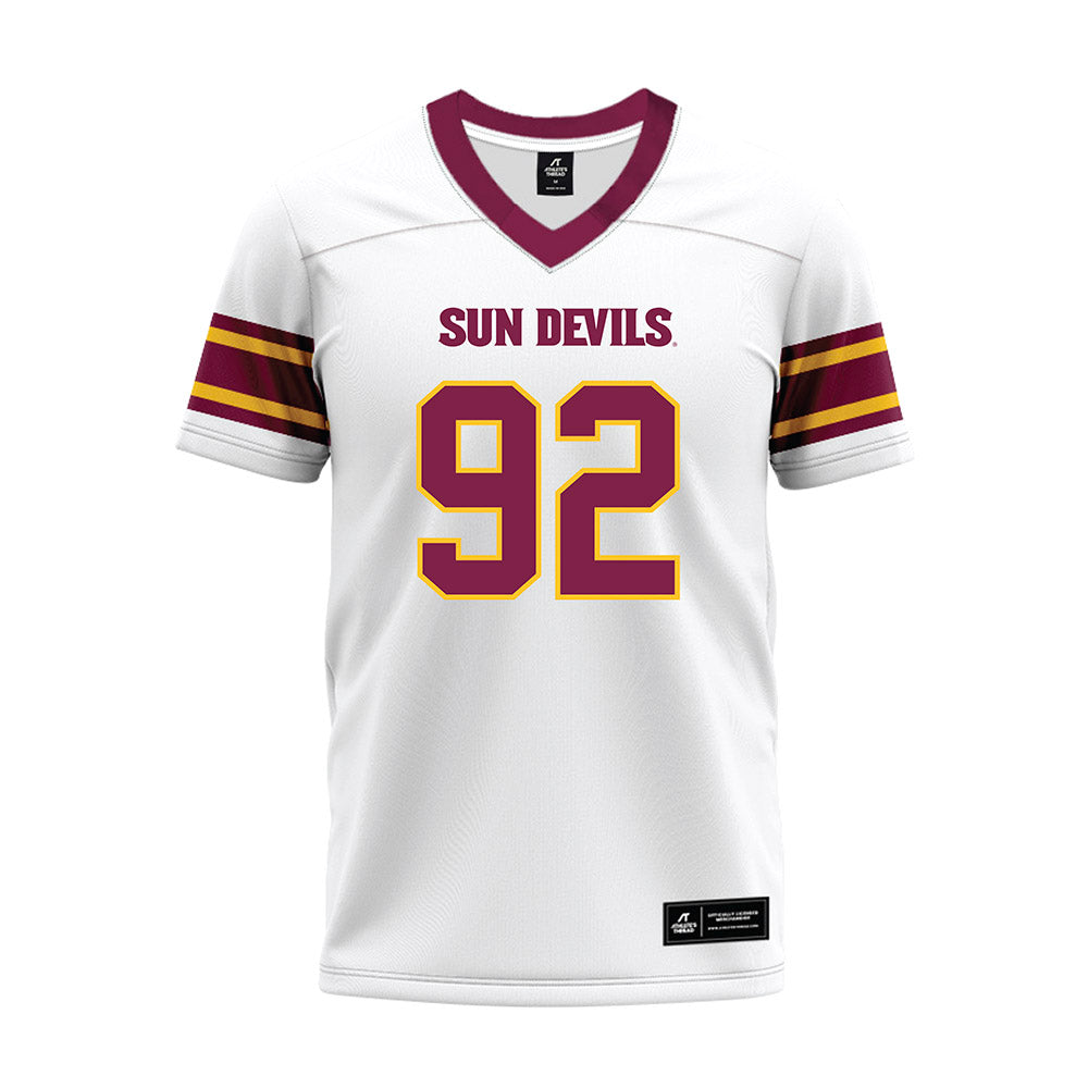 Arizona State - NCAA Football : Zac Swanson - White Premium Football Jersey-0