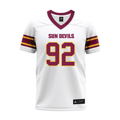 Arizona State - NCAA Football : Zac Swanson - White Premium Football Jersey-0