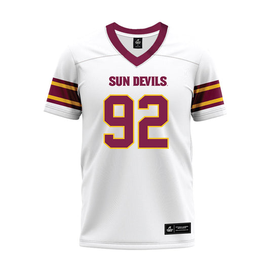 Arizona State - NCAA Football : Zac Swanson - White Premium Football Jersey-0