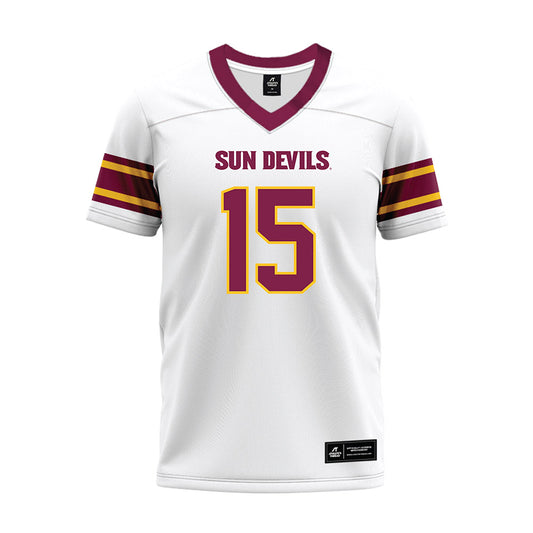 Arizona State - NCAA Football : Joseph Smith - White Premium Football Jersey-0