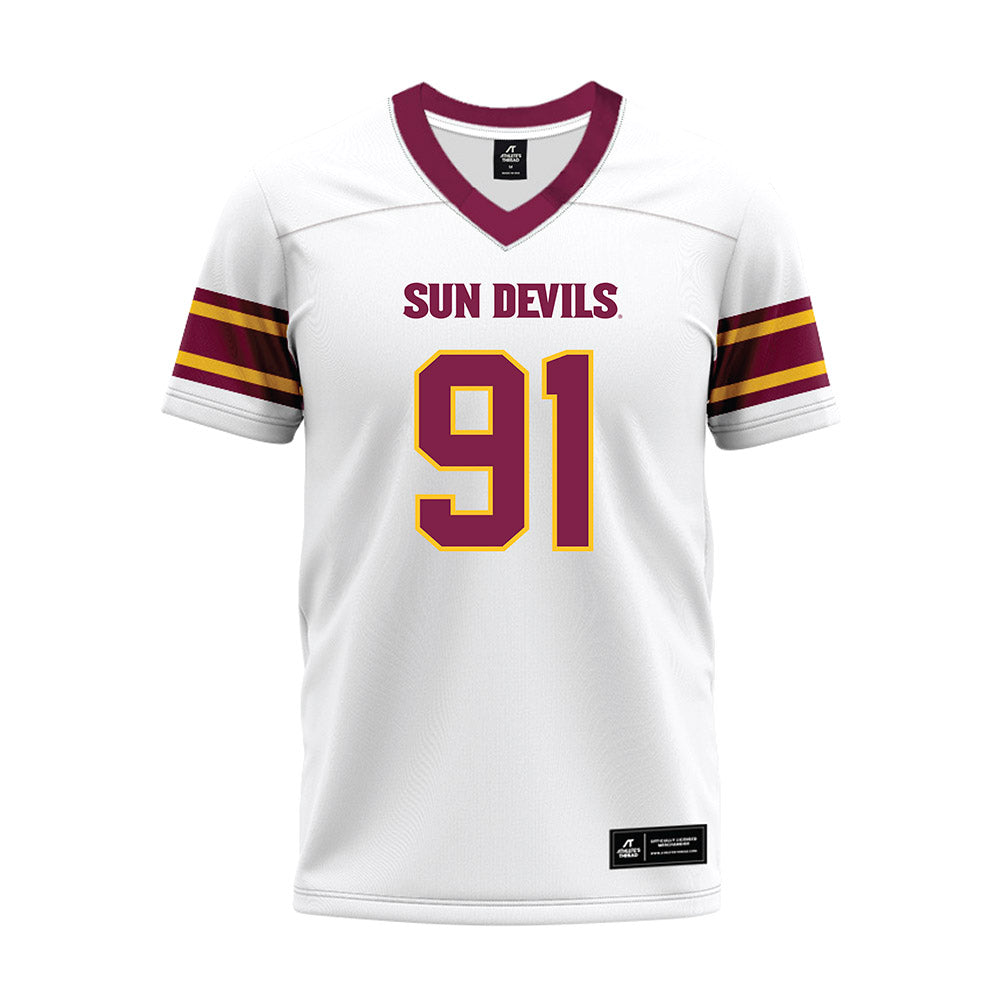 Arizona State - NCAA Football : Rashad McKenzie - White Premium Football Jersey-0