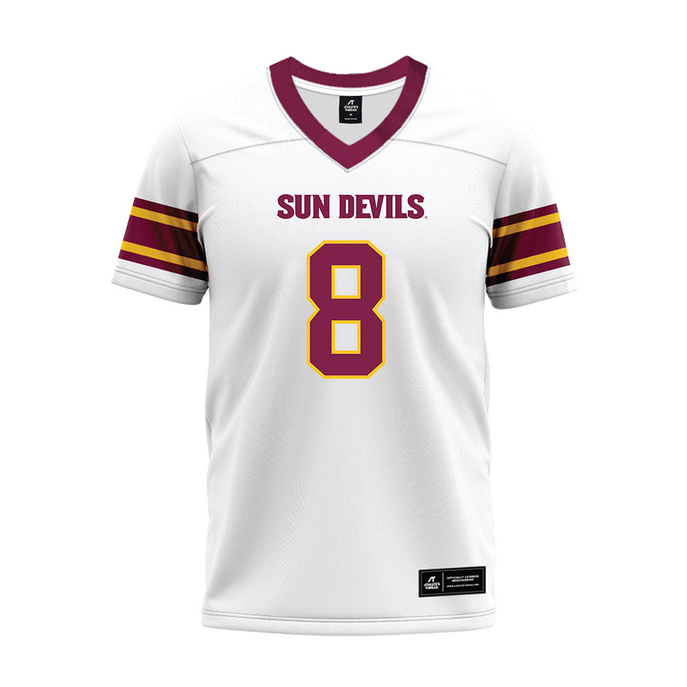 Arizona State - NCAA Football : Cutter Boley - White Premium Football Jersey-0