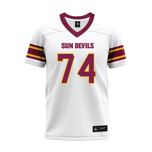 Arizona State - NCAA Football : Siosaia Lapuaho - White Premium Football Jersey-0