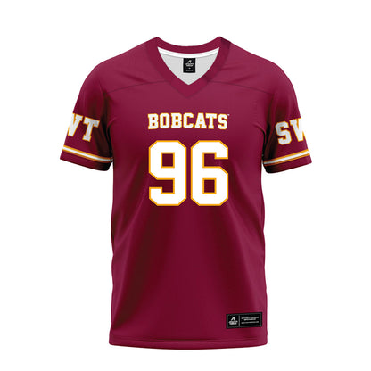 Texas State - NCAA Football : Bryce Carter - Maroon Premium Football Jersey-0