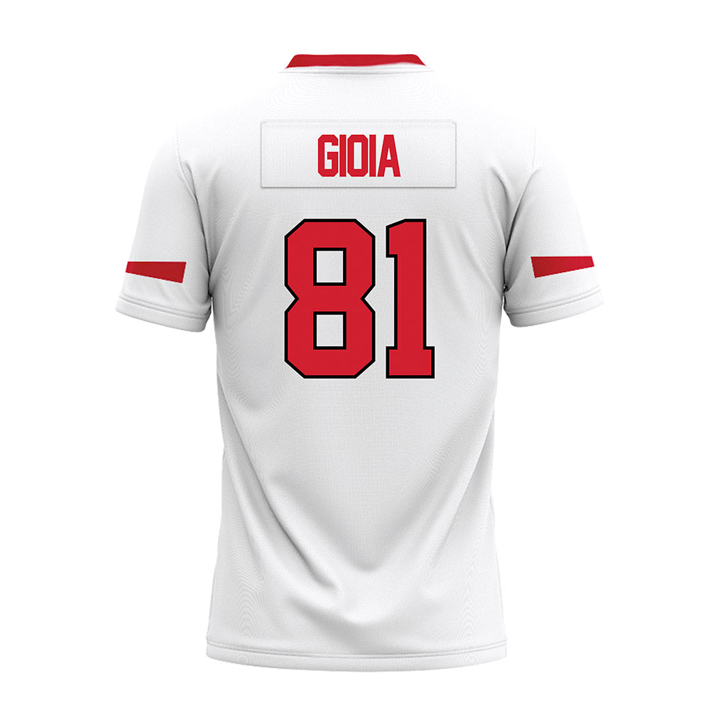Marist - NCAA Football : Chris Gioia - White Premium Football Jersey-1