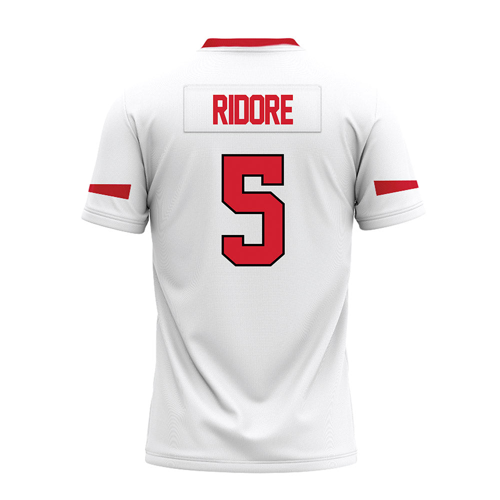 Marist - NCAA Football : Naheem Ridore - White Premium Football Jersey-1