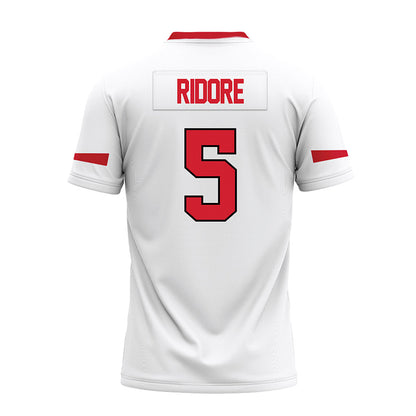 Marist - NCAA Football : Naheem Ridore - White Premium Football Jersey-1