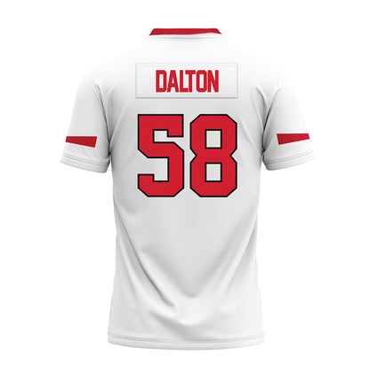 Marist - NCAA Football : Hudson Dalton - White Premium Football Jersey-1