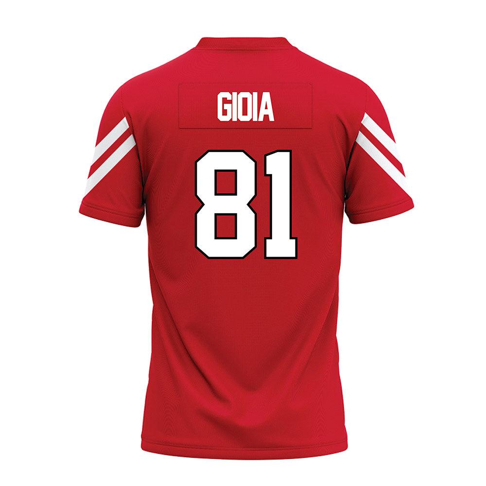 Marist - NCAA Football : Chris Gioia - Red Premium Football Jersey-1