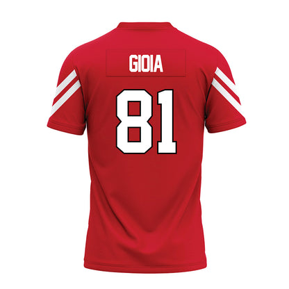 Marist - NCAA Football : Chris Gioia - Red Premium Football Jersey-1