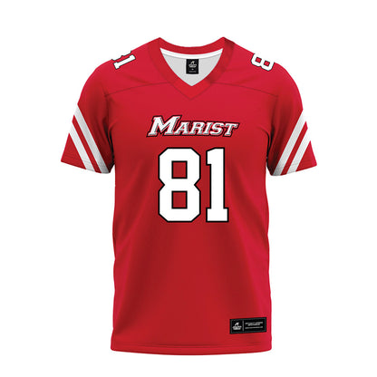 Marist - NCAA Football : Chris Gioia - Red Premium Football Jersey-0