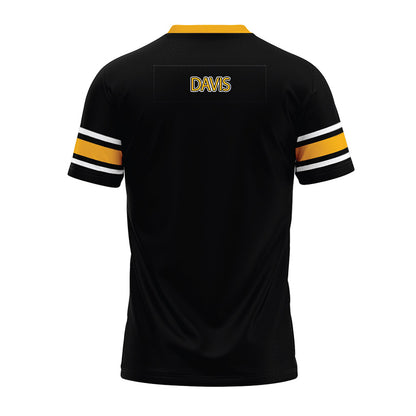 Kennesaw - NCAA Football : Keon Davis - Black Premium Football Jersey-1