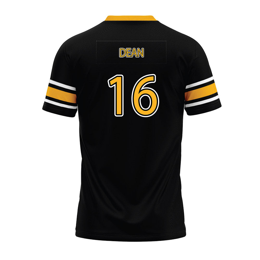 Kennesaw - NCAA Football : NaVelle Dean - Black Premium Football Jersey-1