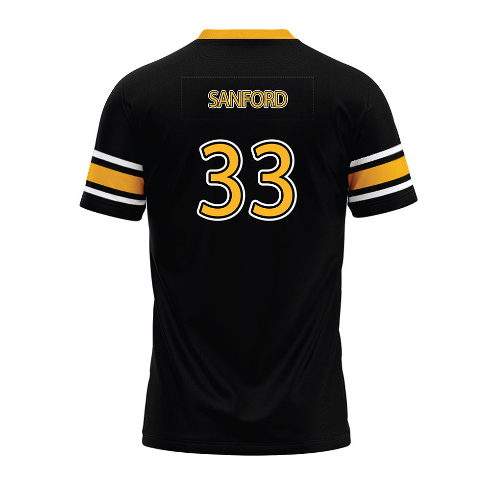 Kennesaw - NCAA Football : Montra Sanford - Black Premium Football Jersey-1