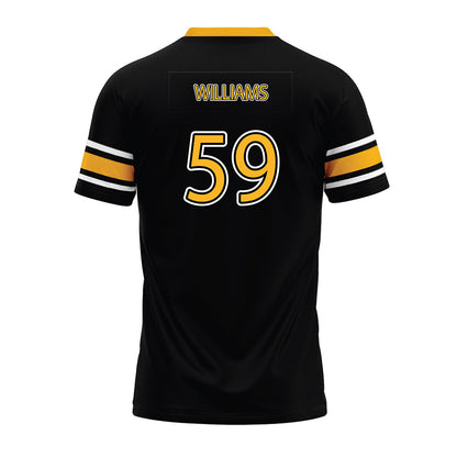 Kennesaw - NCAA Football : Jamiel Williams - Black Premium Football Jersey-1