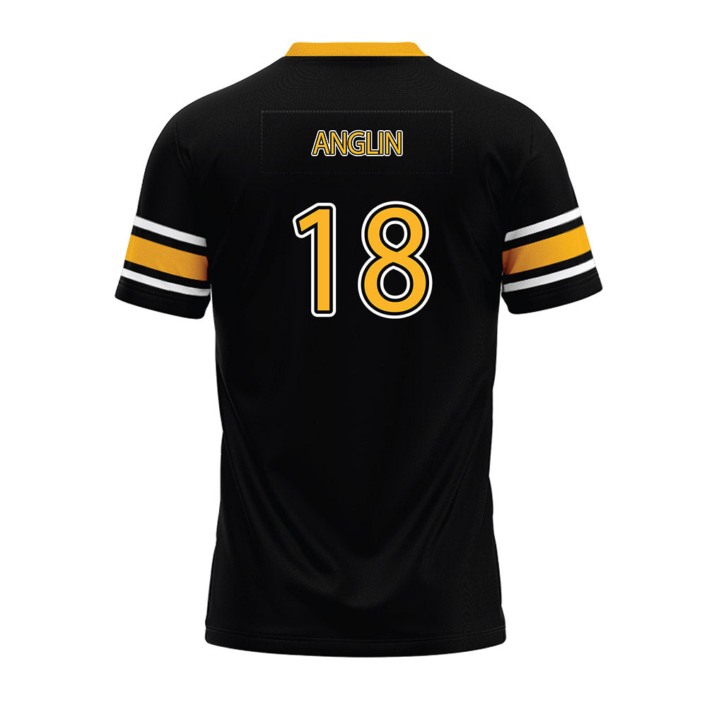 Kennesaw - NCAA Football : Josh Anglin - Black Premium Football Jersey-1