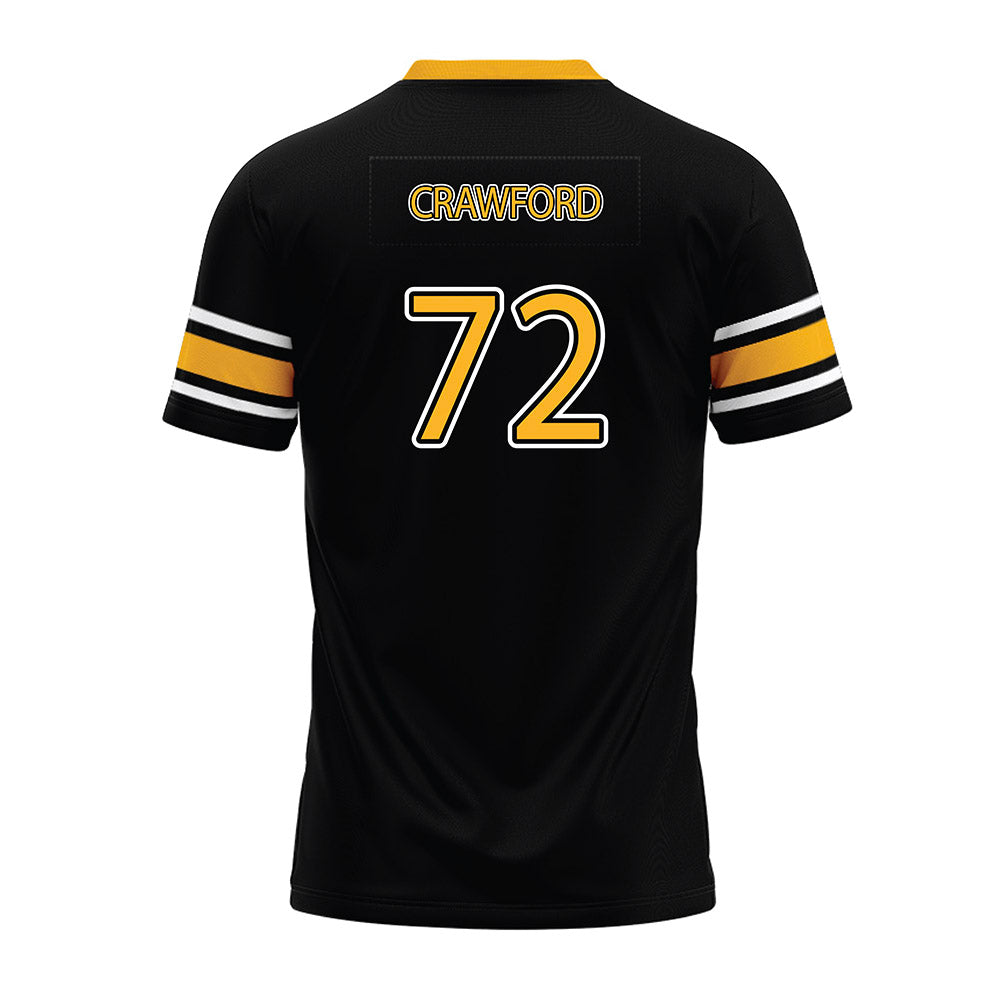 Kennesaw - NCAA Football : Haston Crawford - Black Premium Football Jersey-1