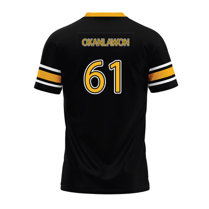 Kennesaw - NCAA Football : Yusuf Okanlawon - Black Premium Football Jersey-1